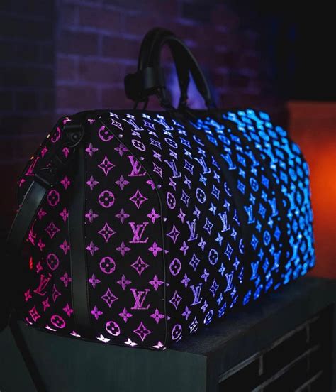 lv led duffle bag